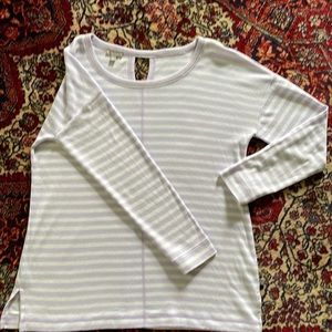 Lavender and White Striped Tunic